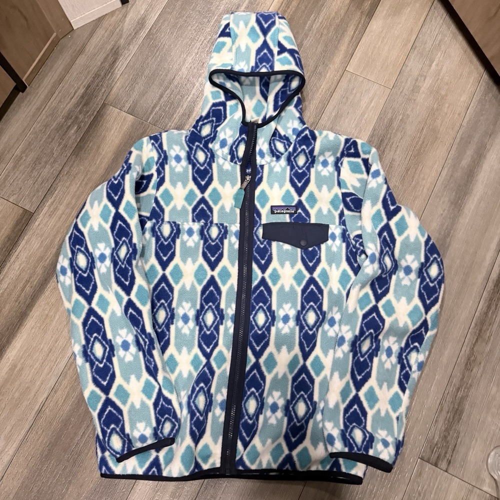 Patagonia Synchilla Snap-T Hooded Full Zip Fleece Jacket Full Zip Sz M Gorpcore